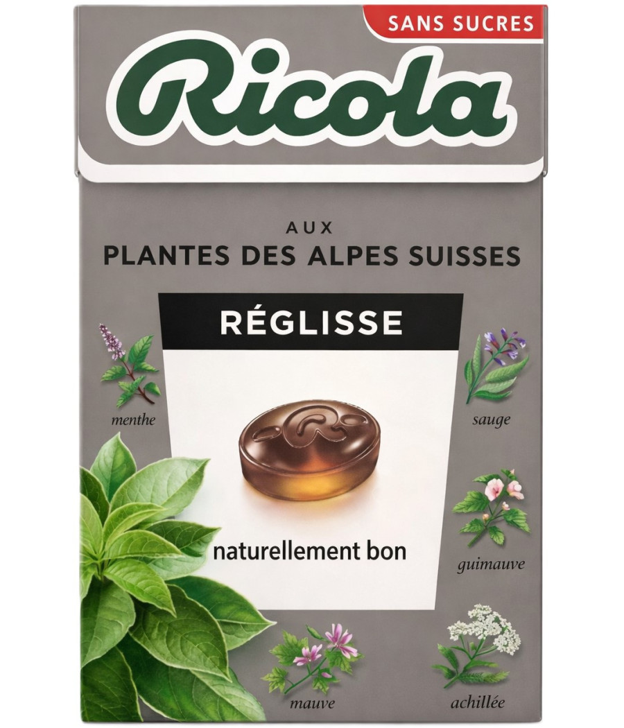 BONBONS REGLISSE RICOLA 50G
