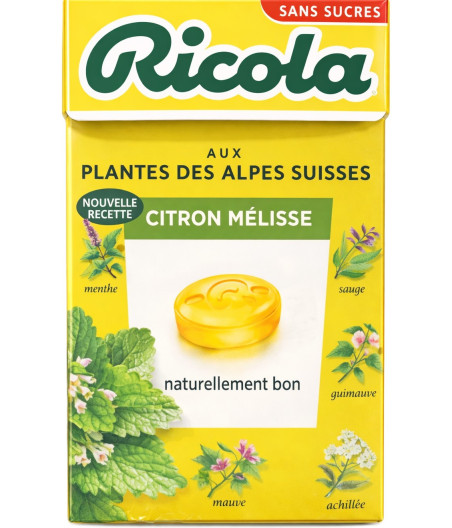 BONBONS CITRON MELISSE RICOLA 50G