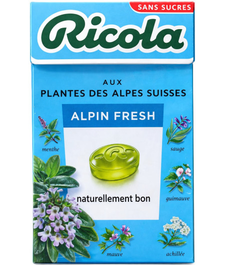 BONBONS ALPIN FRESH RICOLA 50G