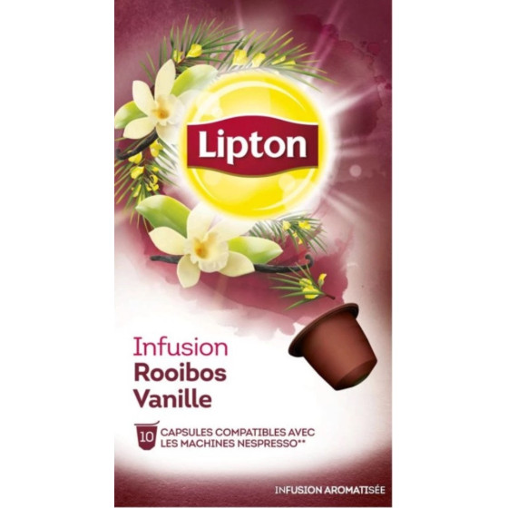 CAPSULES INFUSION ROOIBOS VANILLE LIPTON 30G