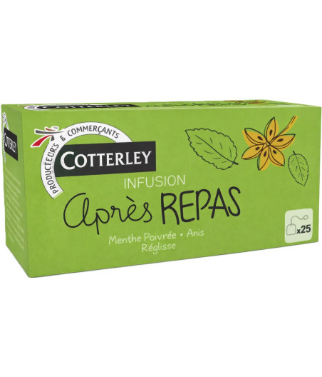 INFUSION APRES REPAS COTTERLEY 40G