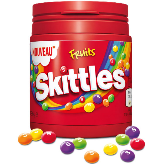 BONBONS AUX FRUITS SKITTLES 125G