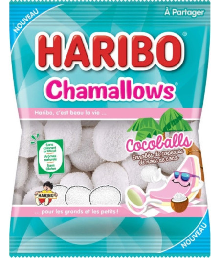 BONBONS CHAMALLOWS COCOBALLS HARIBO 175G