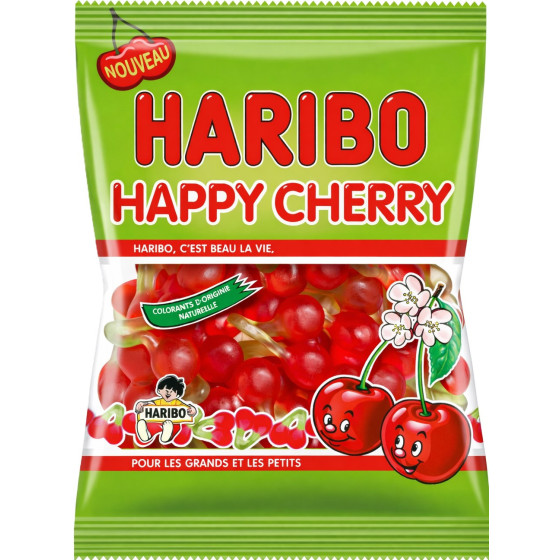 BONBONS HAPPY CHERRY HARIBO 220G