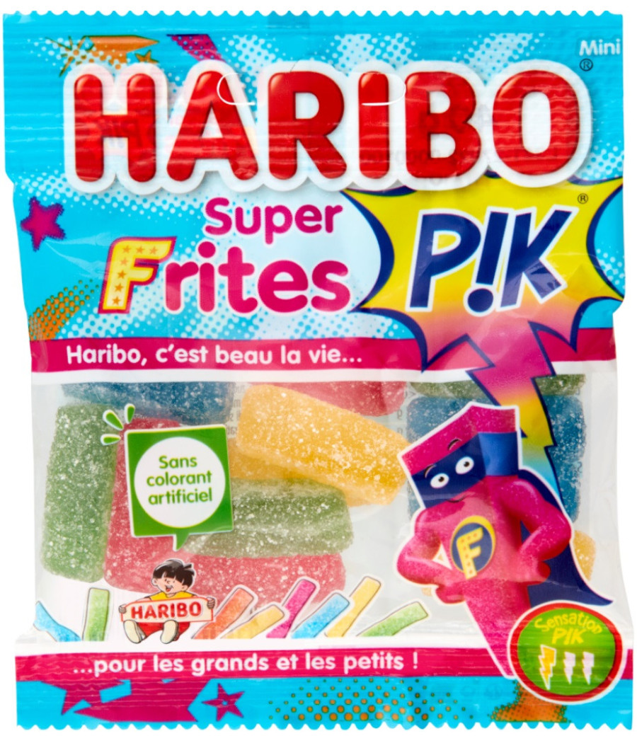 BONBONS SUPER FRITES PIK HARIBO 40G