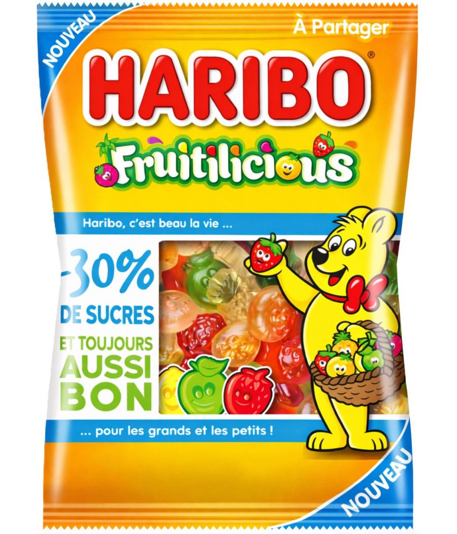 BONBONS FRUITLICIOUS HARIBO 175G