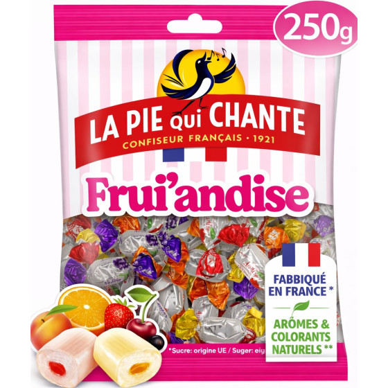 BONBONS FRUI'ANDISE LA PIE QUI CHANTE 250G