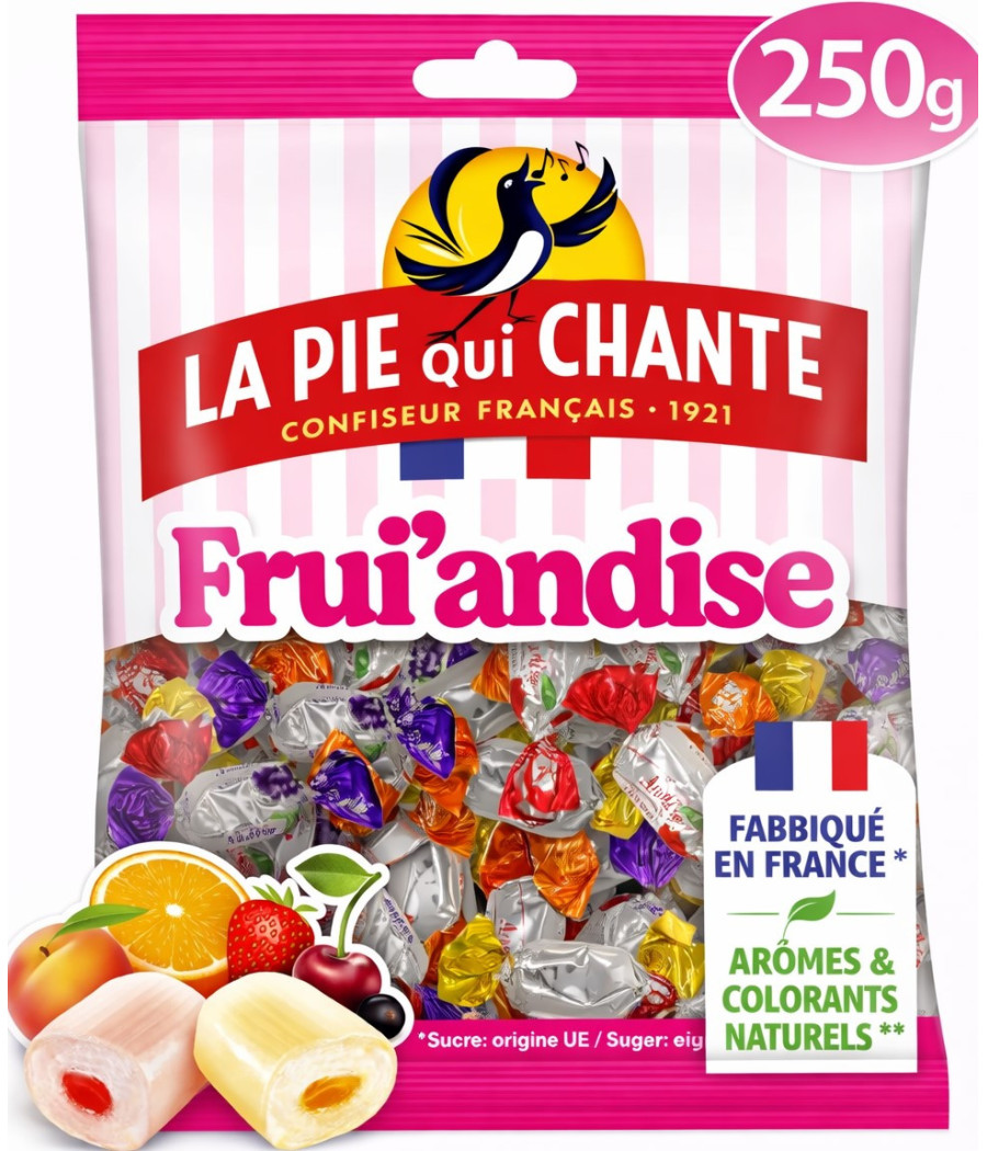 BONBONS FRUI'ANDISE LA PIE QUI CHANTE 250G