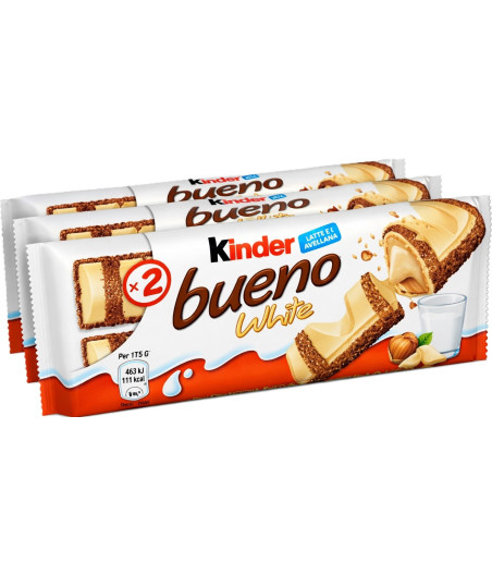 CHOCOLAT KINDER BUENO WHITE 3X39G