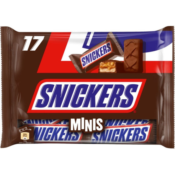 MINI BARRES CHOCOLATEES SNICKERS 333G