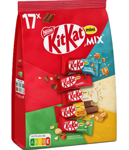 MINI BARRE CHOCOLATÉE KITKAT MIX NESTLÉ 240,9G