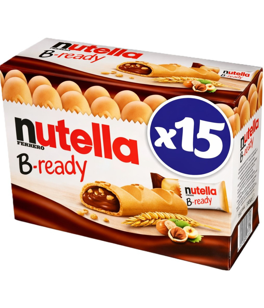 BISCUITS B-READY NUTELLA 330G
