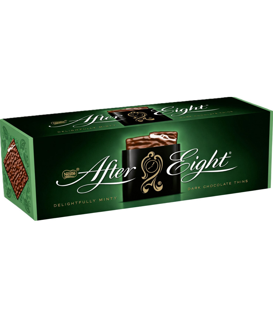CARRÉ DE CHOCOLAT NOIR MENTHE AFTER EIGHT NESTLE 300G