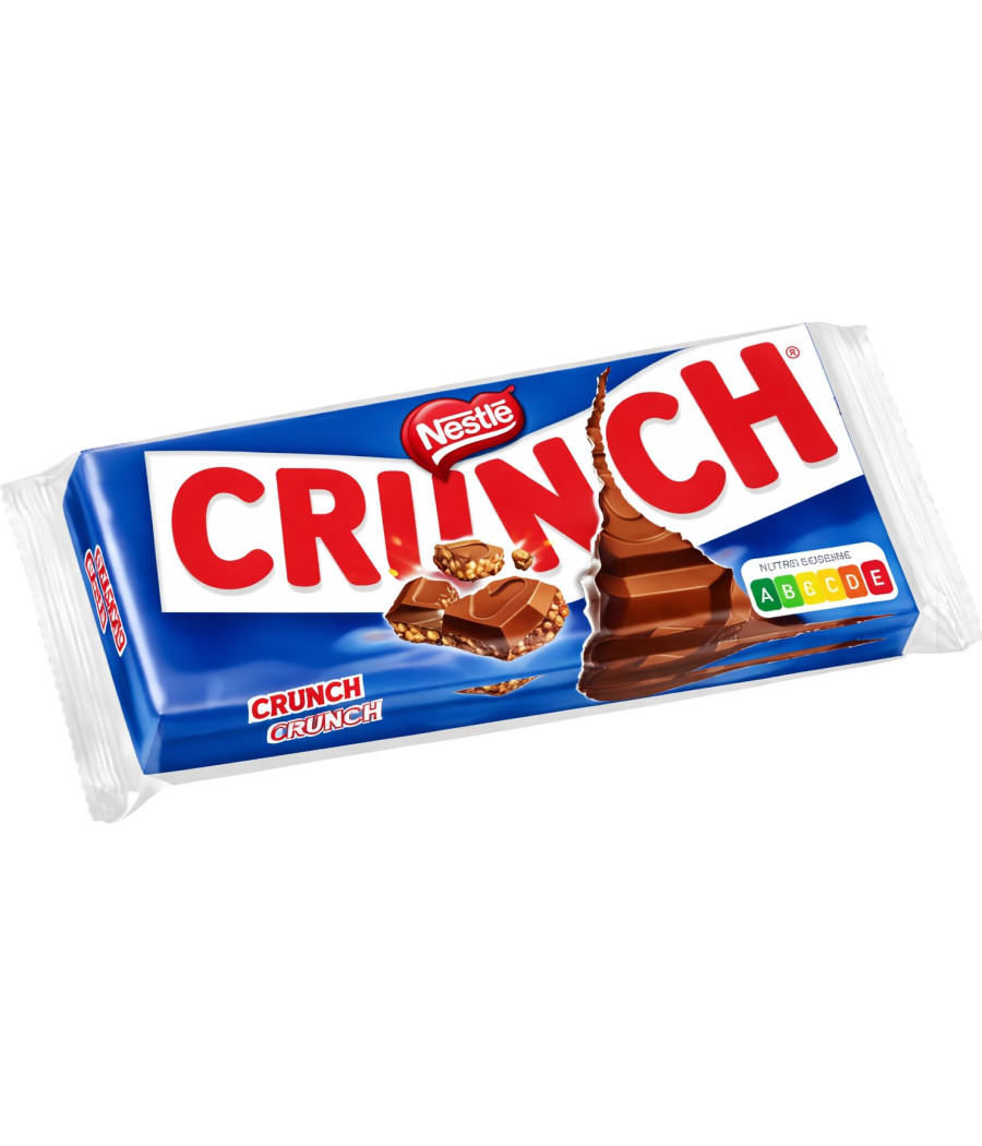 TABLETTE DE CHOCOLAT AU LAIT CRUNCH NESTLE 2X100G