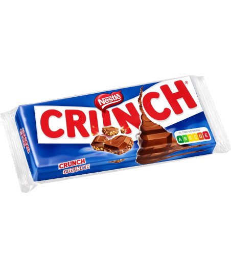 TABLETTE DE CHOCOLAT AU LAIT CRUNCH NESTLE 2X100G
