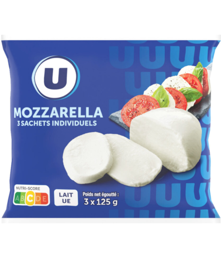 MOZZARELLA U  375 G