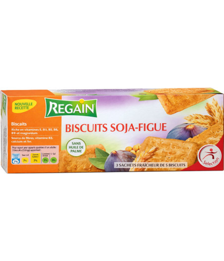 BISCUITS SOJA FIGUE REGAIN 150G