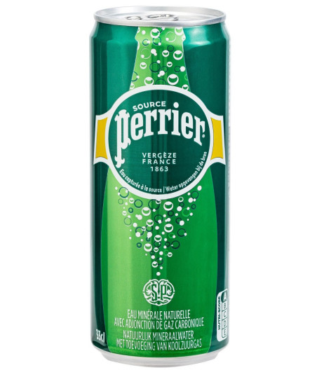 CANETTE PERRIER EAU GAZEUSE 33CL