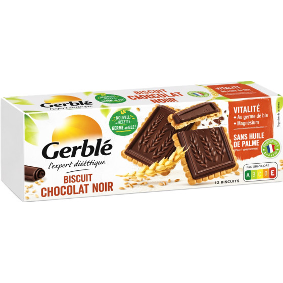 BISCUIT CHOCOLAT NOIR GERBLE 150G