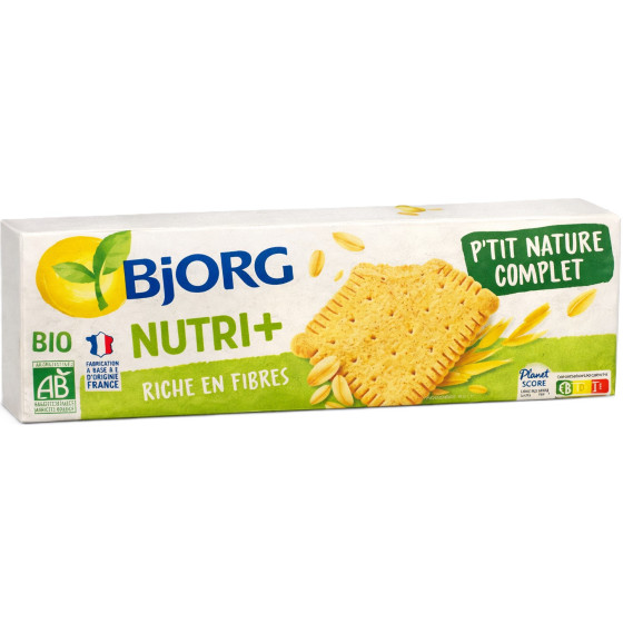 BISCUITS BIO P'TIT NATURE COMPLET BJORG 200G