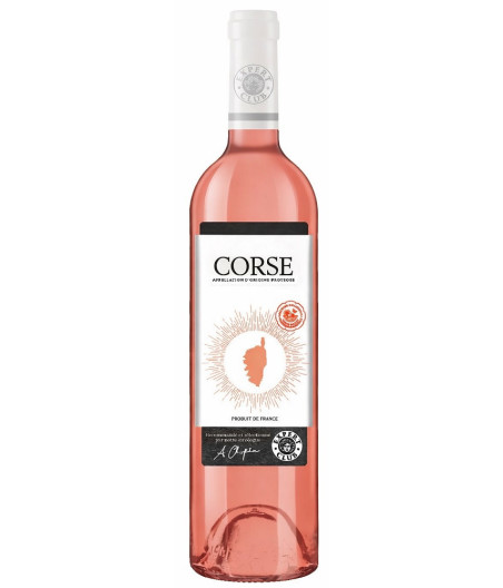 BOUTEILLE DE VIN ROSÉ CORSE 75CL