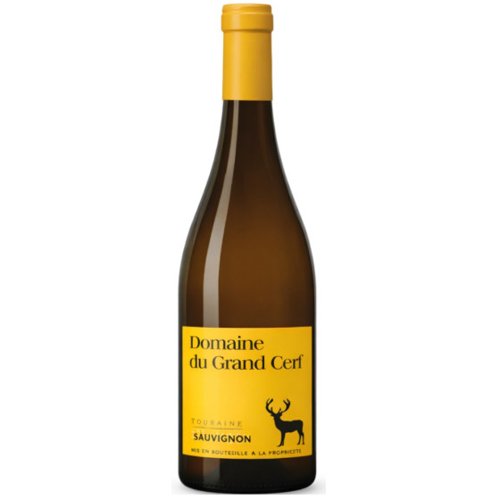 VIN BLANC TOURAINE SAUVIGNON AOP DOMAINE DU GRAND CERF 75CL