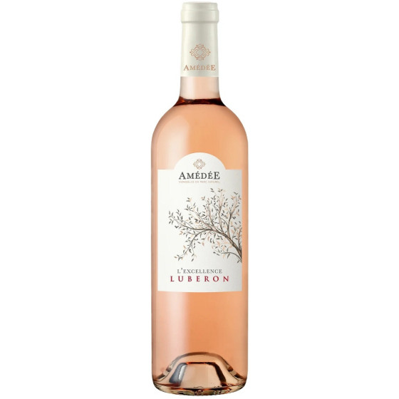 BOUTEILLE DE VIN ROSÉ AMÉDÉE L'EXCELLENCE LUBERON 75CL