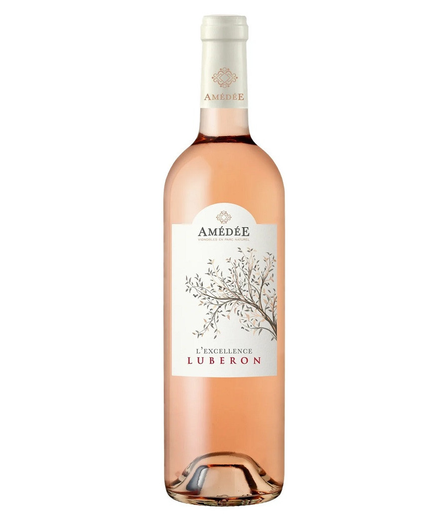 BOUTEILLE DE VIN ROSÉ AMÉDÉE L'EXCELLENCE LUBERON 75CL
