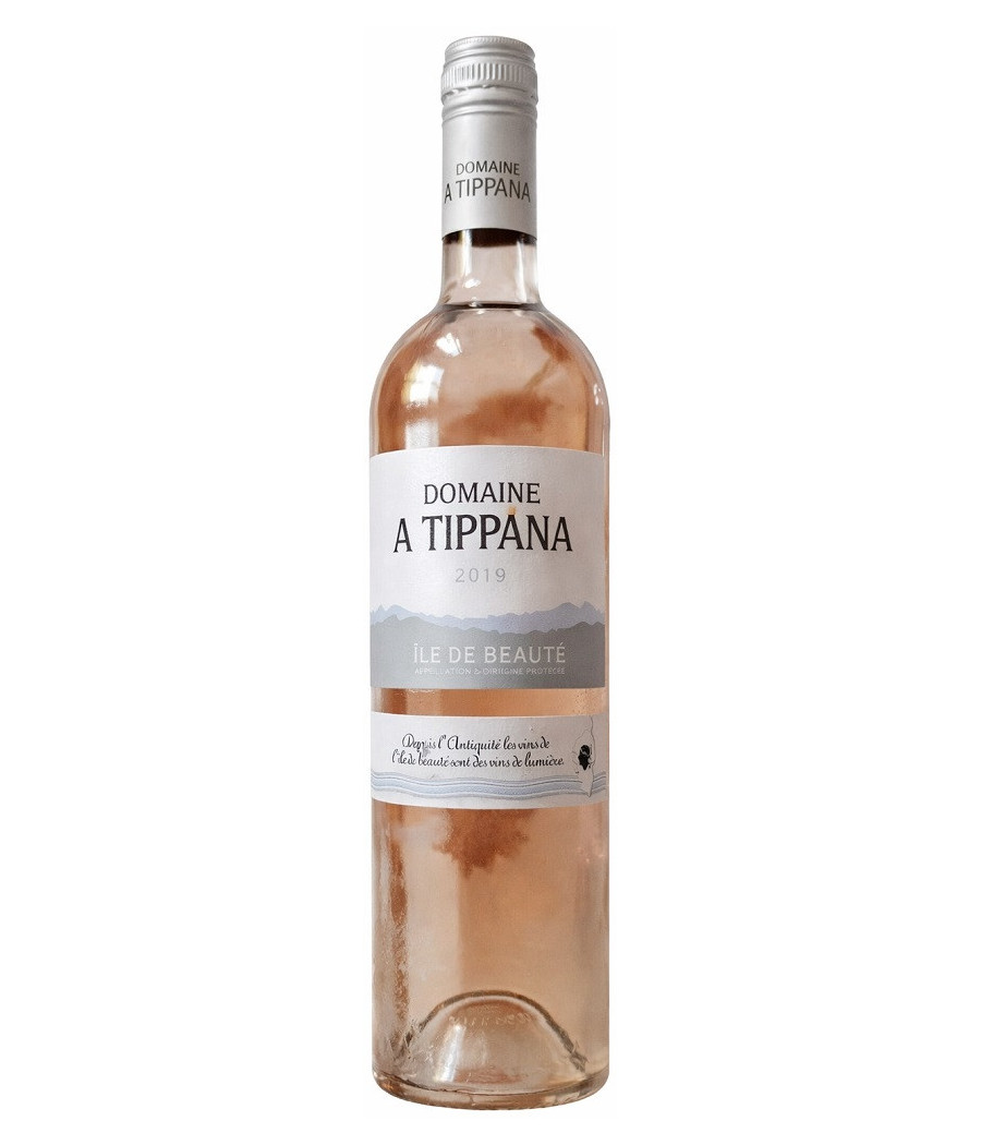 BOUTEILLE DE VIN ROSÉ DOMAINE A TIPPANA ÎLE DE BEAUTÉ 75CL