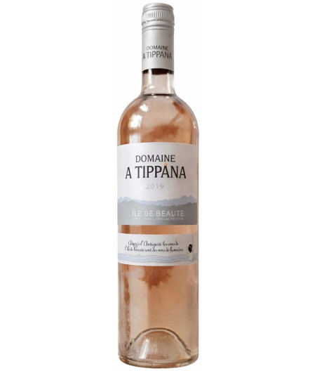 BOUTEILLE DE VIN ROSÉ DOMAINE A TIPPANA ÎLE DE BEAUTÉ 75CL