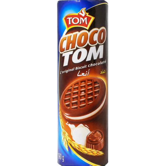 BISCUITS CHOCO TOM AU LAIT TOM 190G