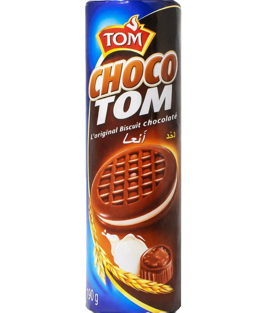 BISCUITS CHOCO TOM AU LAIT TOM 190G