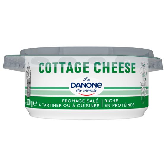 DANONE FROMAGE BLANC NATURE SALE COTTAGE CHEESE 200 G