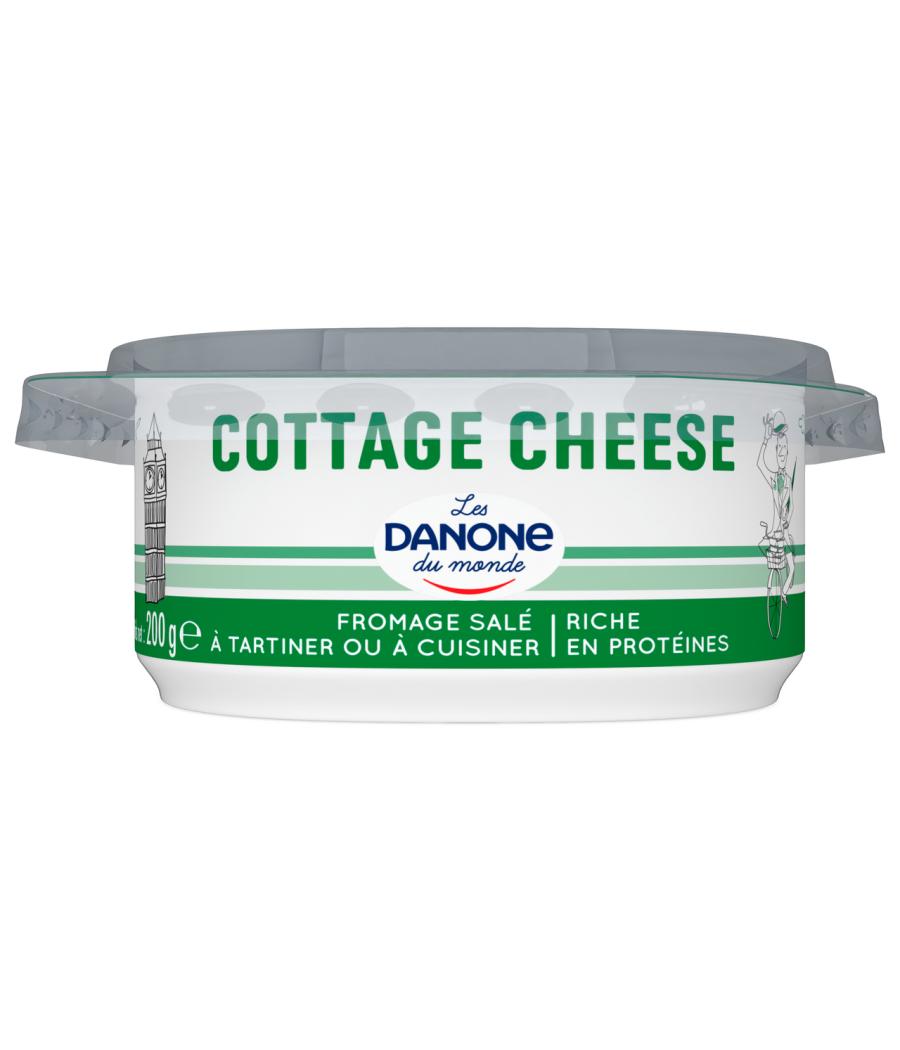 FROMAGE BLANC NATURE COTTAGE CHEESE SALE DANONE 200G