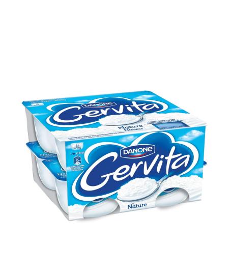 GERVITA YAOURT MOUSSE NATURE 4 X 100 G