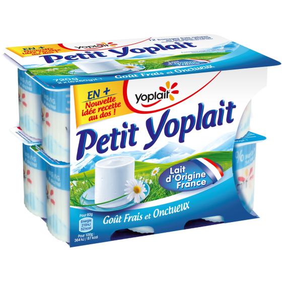 FROMAGE BLANC PETIT YOPLAIT NATURE YOPLAIT 12X60G