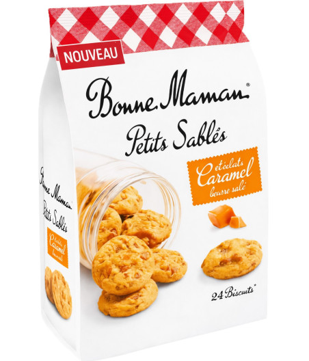 BISCUITS PETITS SABLES CARAMEL BEURRE SALE BONNE MAMAN 250G