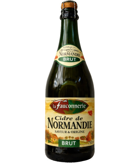 CIDRE DE NORMANDIE BRUT LA FAUCONNERI 75CL