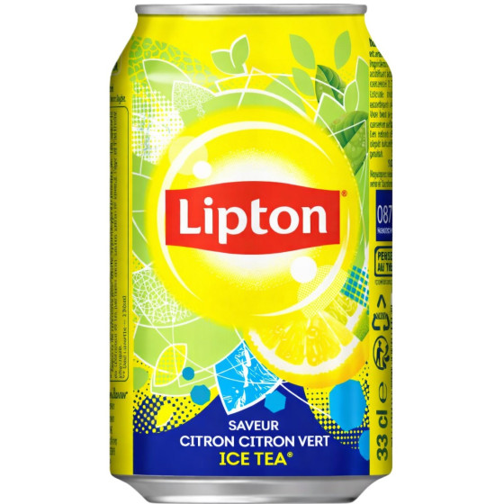 THE GLACE SAVEUR CITRON VERT LIPTON 33CL