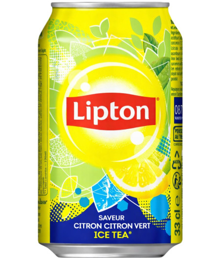 THE GLACE SAVEUR CITRON VERT LIPTON 33CL