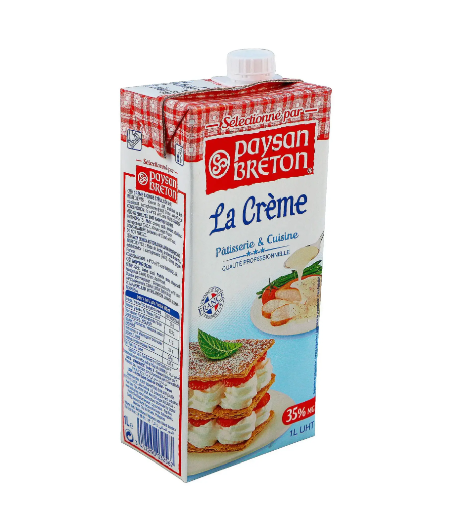 PAYSAN BRETON U. H. T. LONG LIFE WHIPPING CREAM