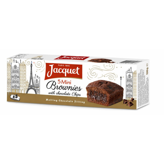 MINI BROWNIE AU CHOCOLATE JACQUET 150G
