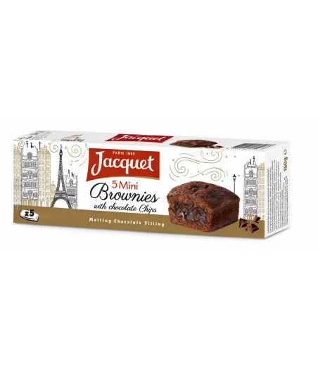 MINI BROWNIE AU CHOCOLATE JACQUET 150G