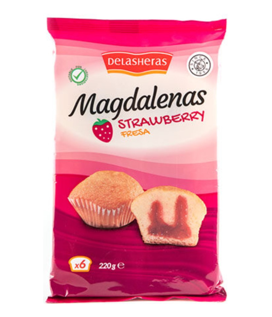 MAGDALENAS STRAWBERRY FRAISE DELASHERAS 220G