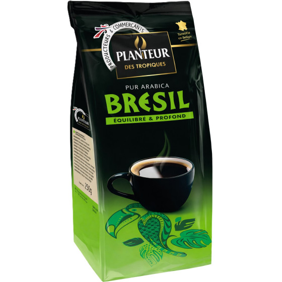 CAFE MOULU BRESIL PLANTEUR DES TROPIQUES 250G