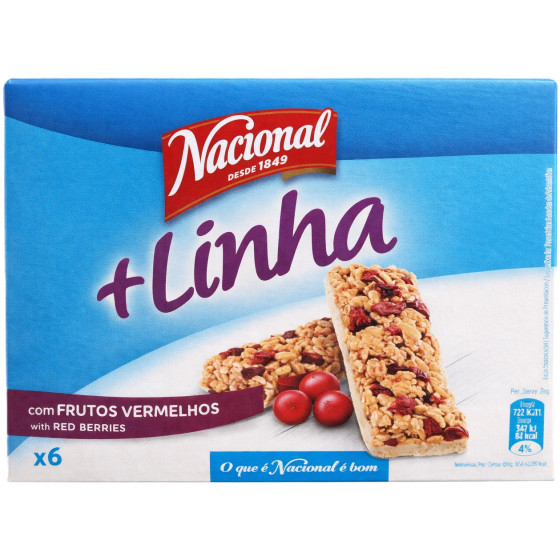 BARRES DE CEREALE FRUTO LINHA NACIONAL X6