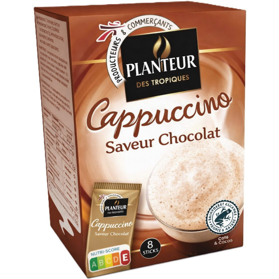 CAPPUCCINO SAVEUR CHOCOLAT PLANTEUR DES TROPIQUES 136G