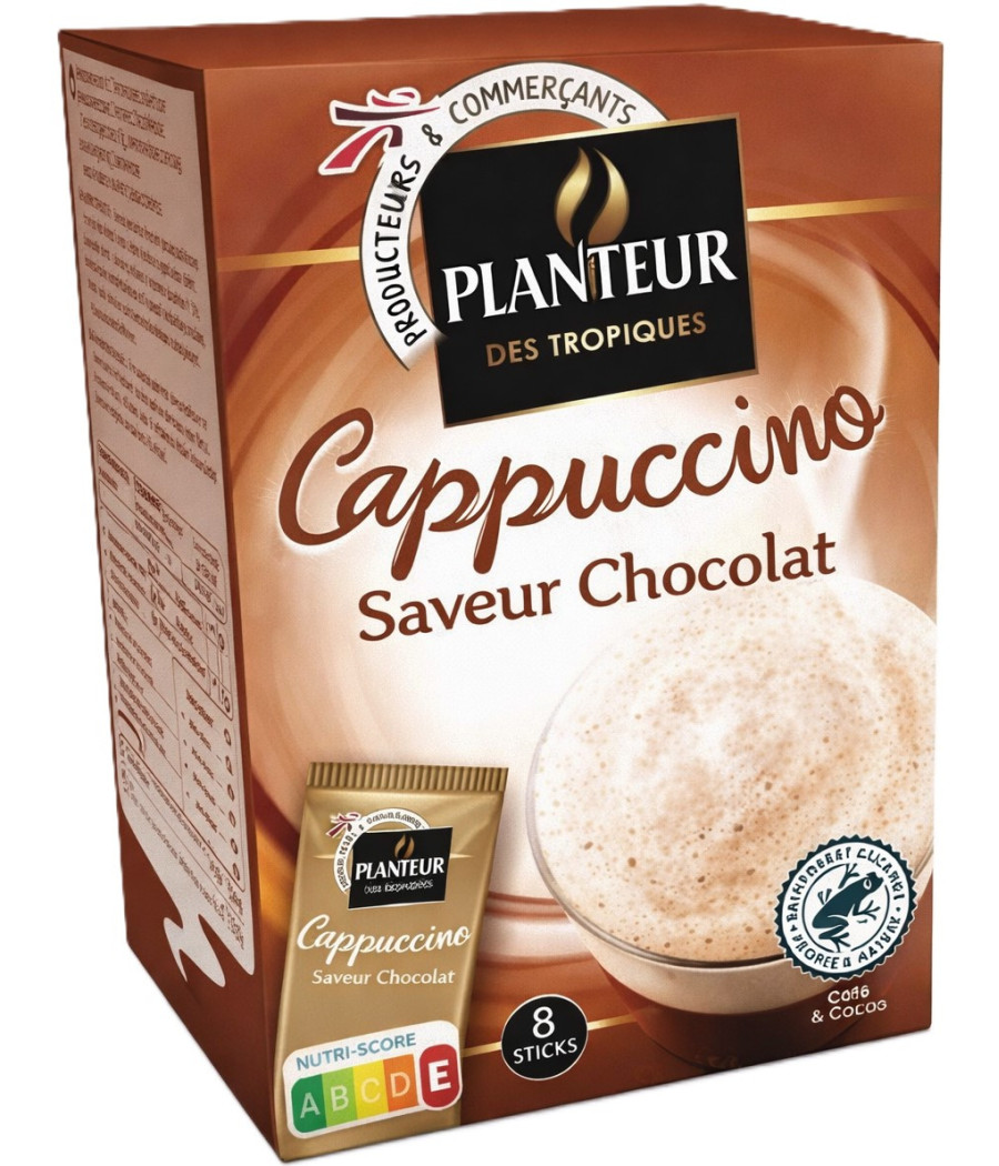 CAPPUCCINO SAVEUR CHOCOLAT PLANTEUR DES TROPIQUES 136G