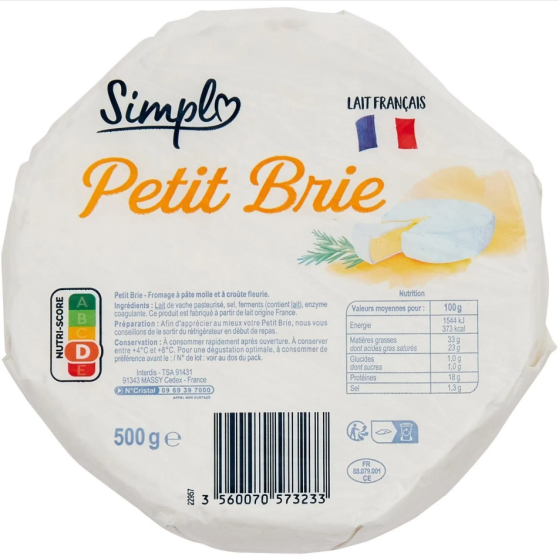 PETIT BRIE 500 G