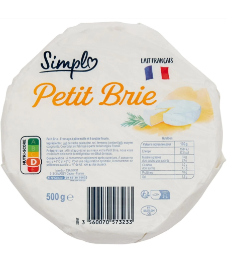 PETIT BRIE 500 G